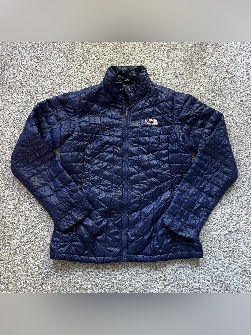 The North Face Men's Navy Quilted Puffer Jacket